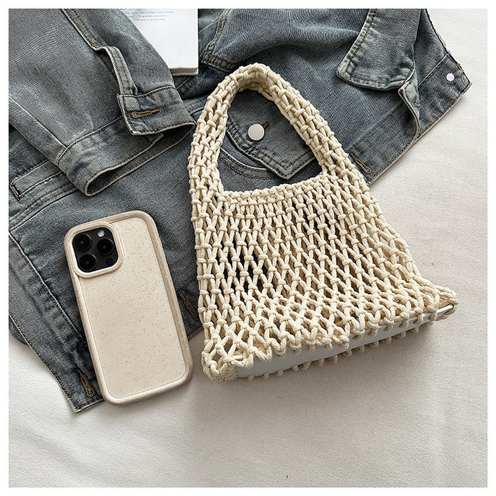 Handcrafted Macrame Tote Bag Bowlift