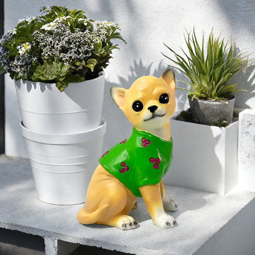 Decorative Sleeping Bulldog Figure Bowlift