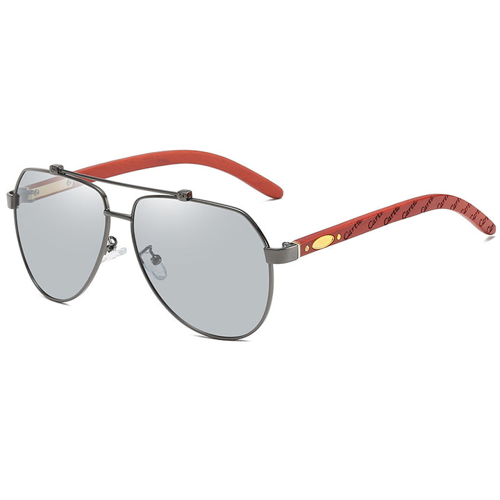 Women's pilot sunglasses with high-quality metal frame and flexible comfort temples Bowlift