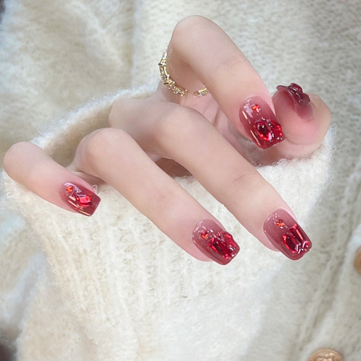 Elegant Sculpted Press-On Nails Bowlift