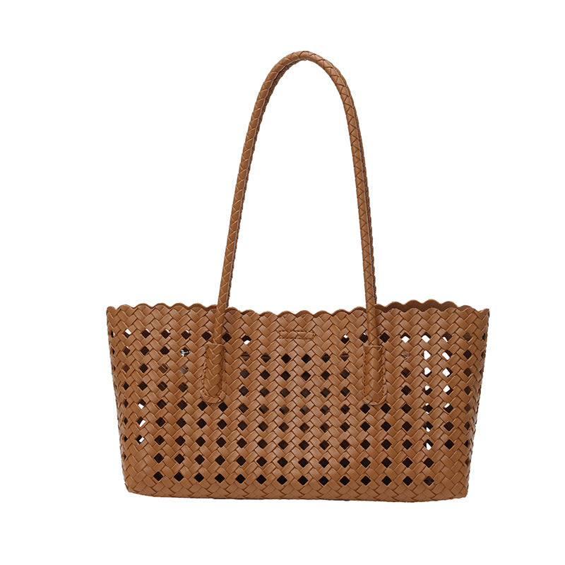 WoHandwoven Straw Market Tote Bag Bowlift