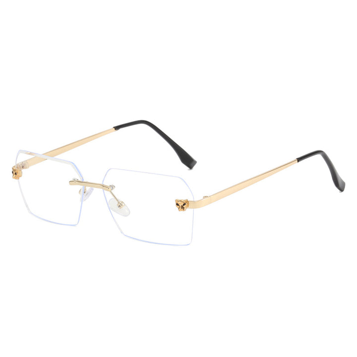 Women's fashionable square sunglasses with elegant metal frame Bowlift