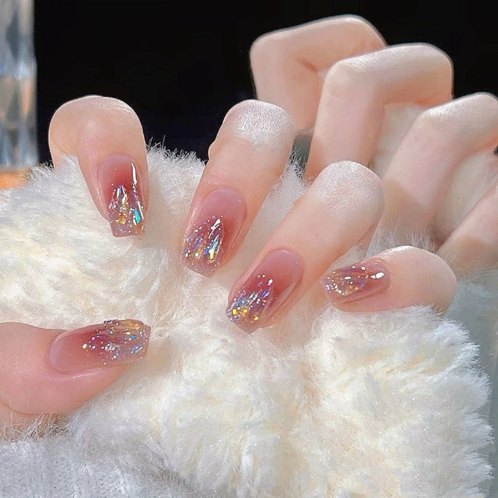 Glitter Ombre Nail Set Bowlift