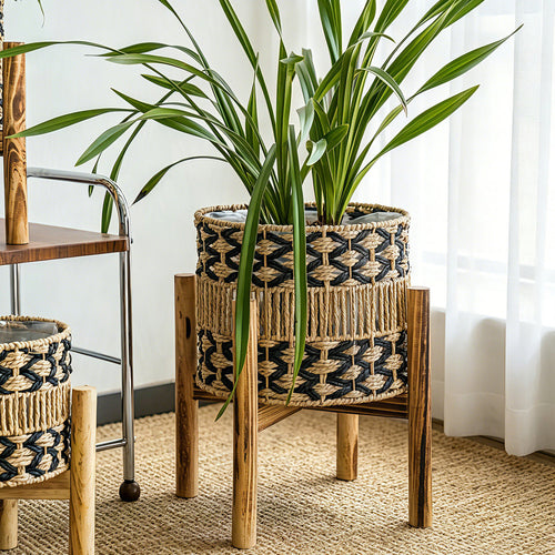 High-quality plant pot with stand Bowlift