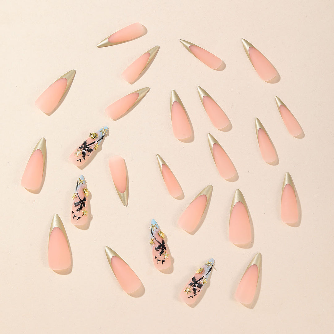 Artistic Stiletto Nail Art Bowlift