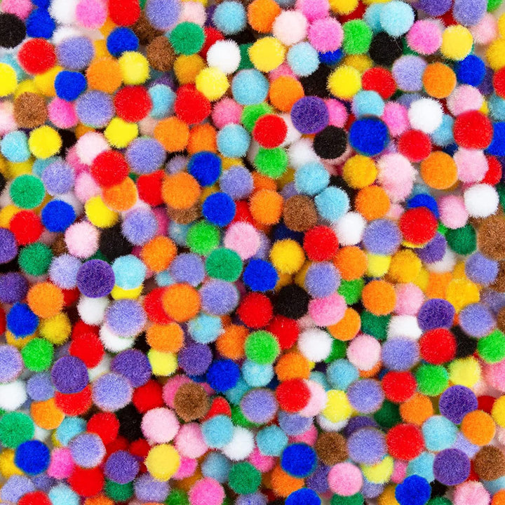 Unisex colorful craft pompons Bowlift