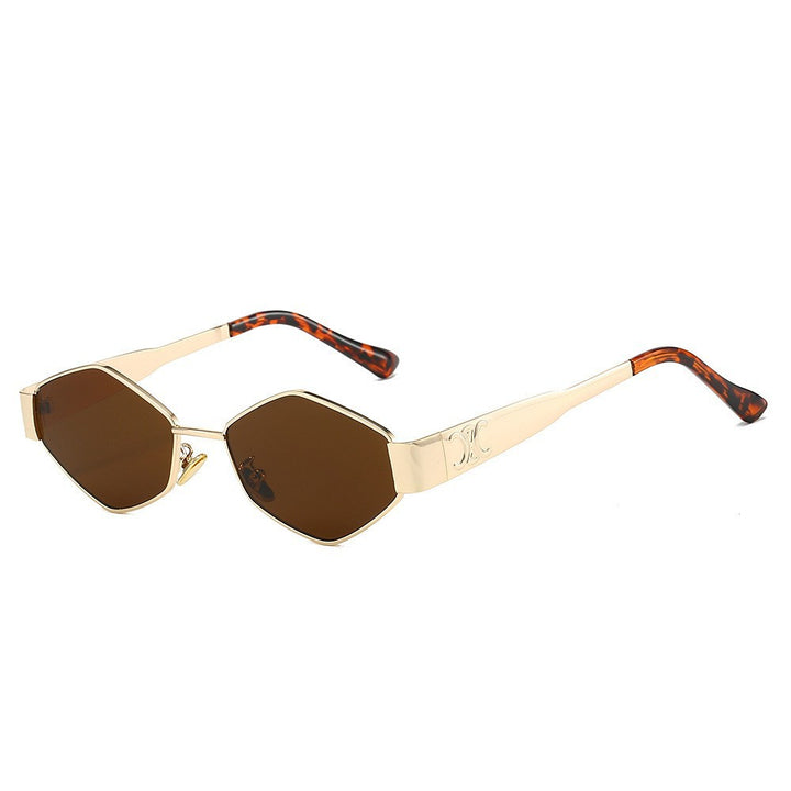 Elegant Angular Shield Sunglasses