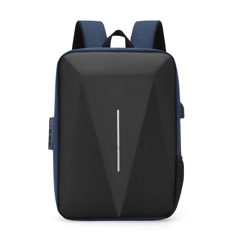 Geometric Design Laptop Backpack Bowlift