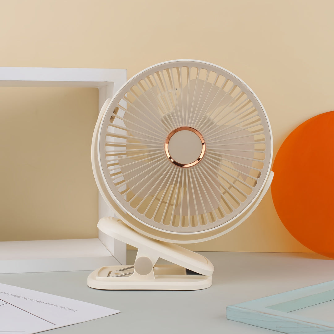 Women Portable Table Fan with Adjustable Tilt Bowlift