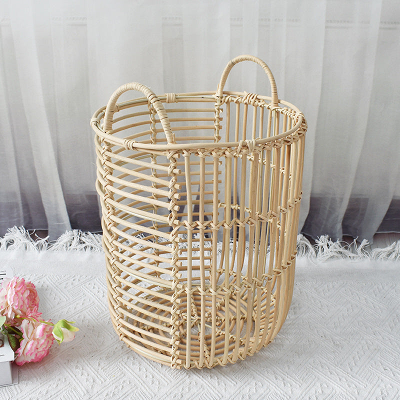 Decorative Wicker Storage Bin Bowlift