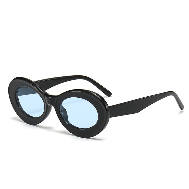 Women’s fashionable oval-shaped sunglasses with innovative design Bowlift