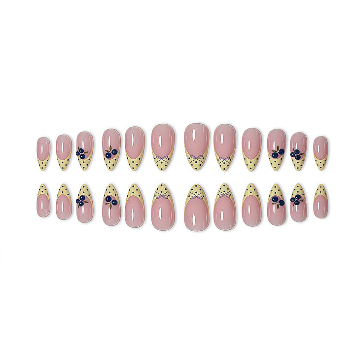 Artistic Floral Nail Design Bowlift