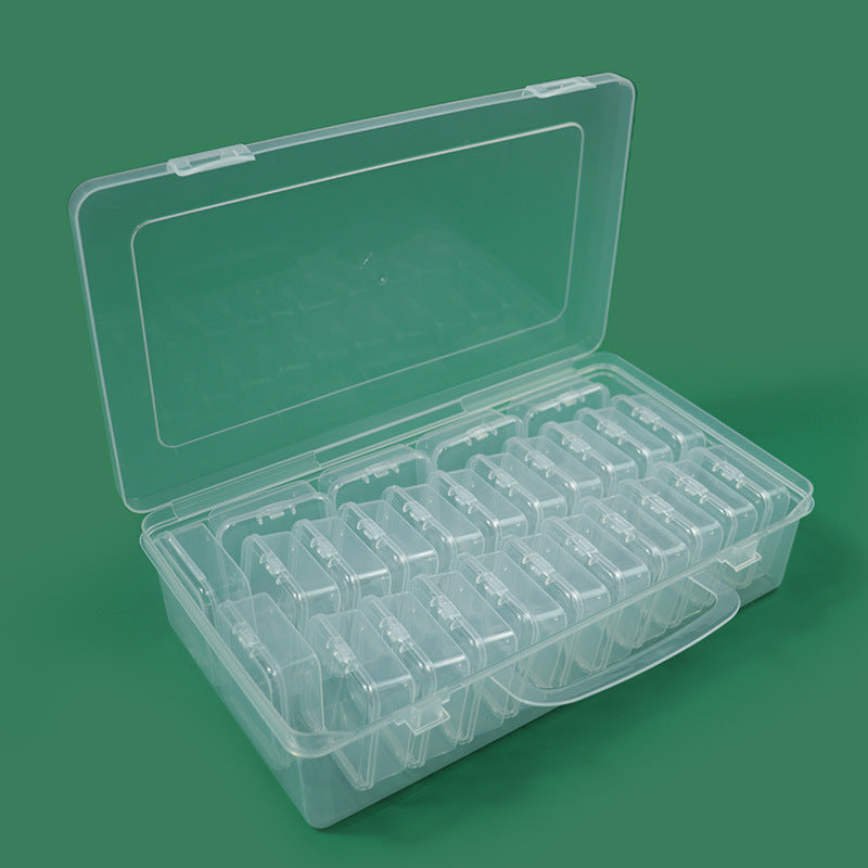 Clear Multi-Compartment Storage Box Bowlift