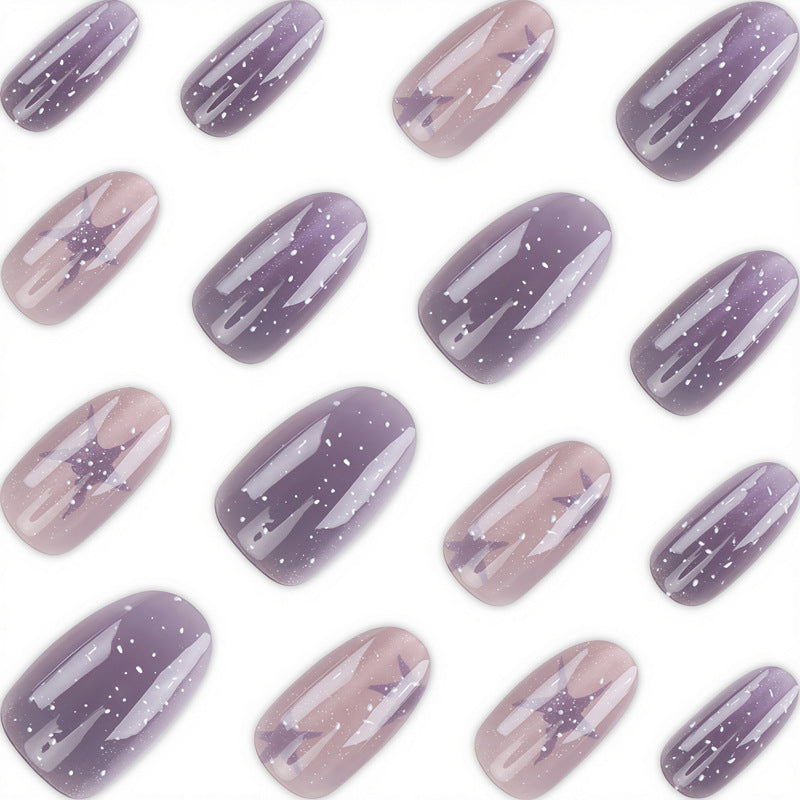 Artistic Press-On Nails Bowlift