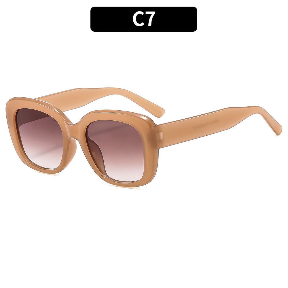 Oversized Square Sunglasses Elegant Look