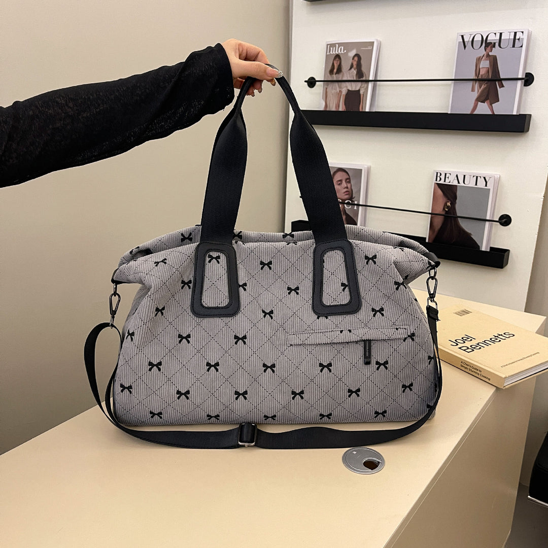 Tote bag with fruity design and multifunctional compartments Bowlift