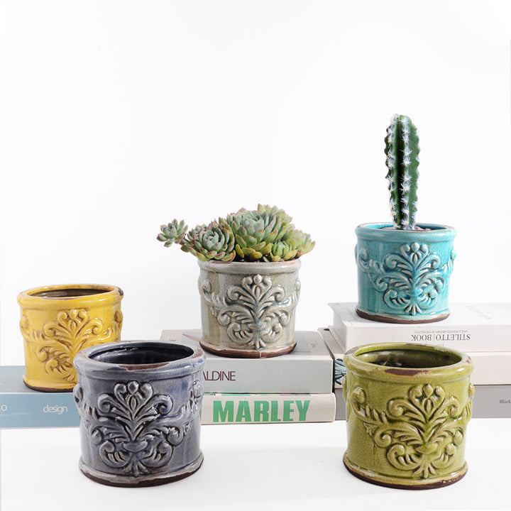 Elegant ceramic flower pot Bowlift