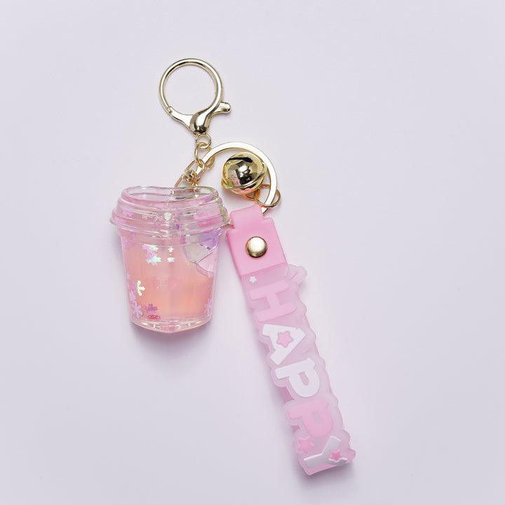 Ladies Creative Keychain with Heart Motif Bowlift