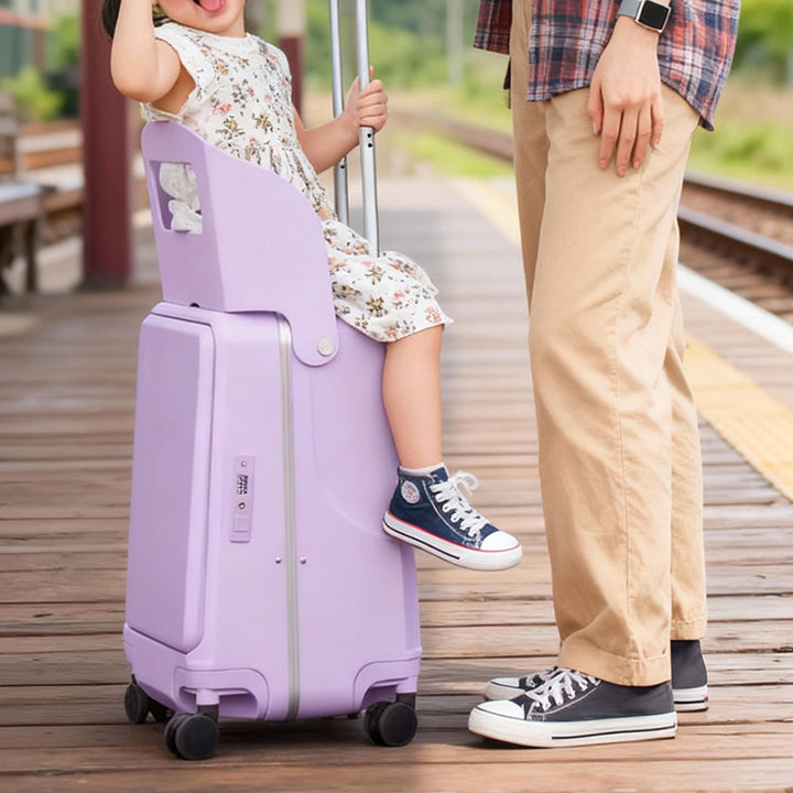 Women's Innovative Smart Carry-On Suitcase Bowlift