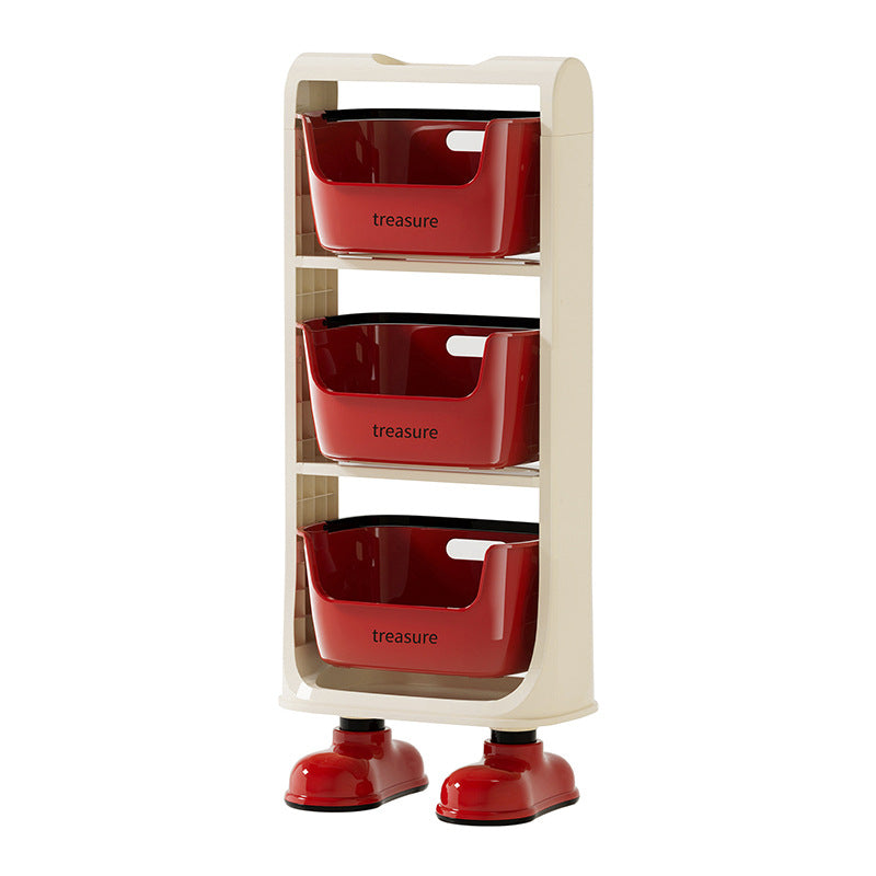 Multi-Tier Storage Organizer with Baskets Bowlift
