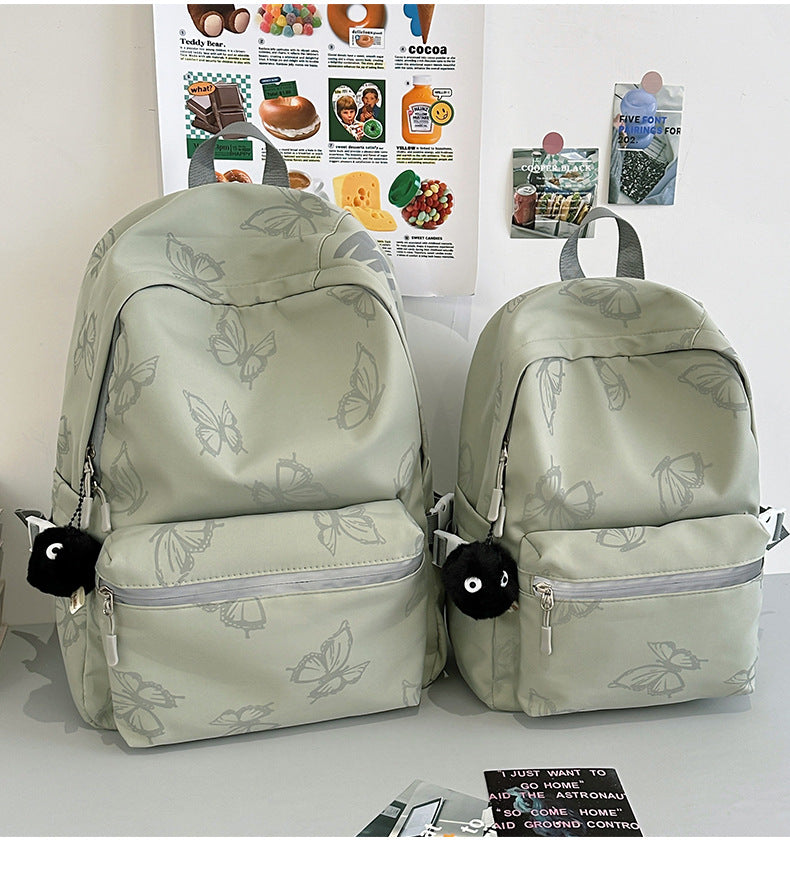 Stylish Floral-Embossed Casual Backpack