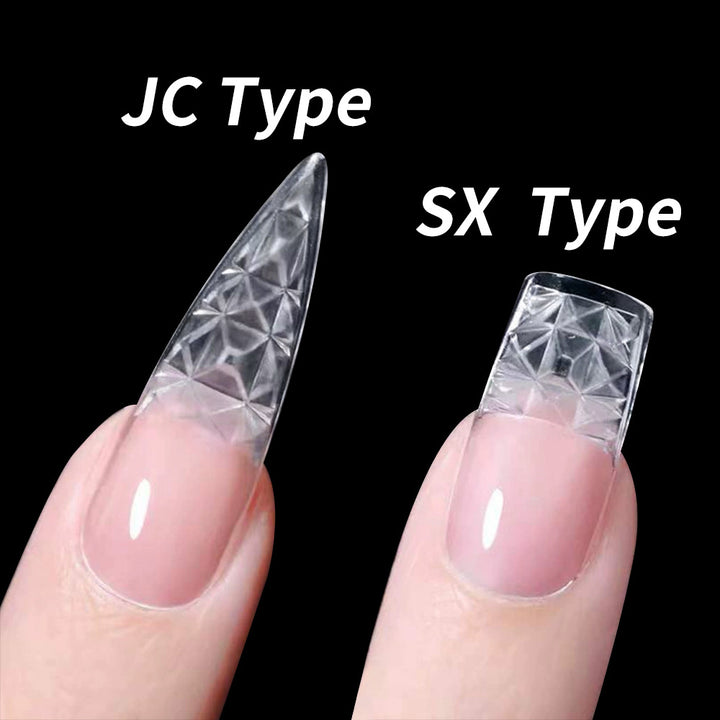 Premium Clear Nail Extension Tips Bowlift