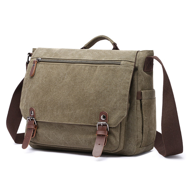 Trendy Canvas Shoulder Bag Bowlift