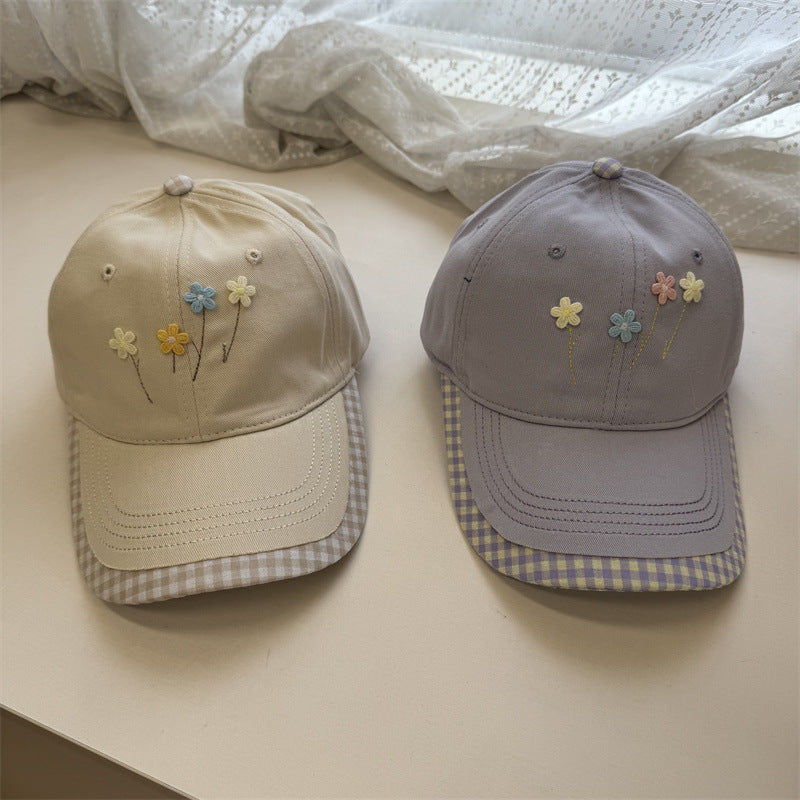 Women's Embroidered Floral Baseball Cap Bowlift 1783922357