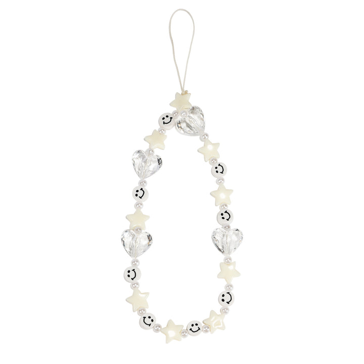 Beaded Smile Face Eyewear Chain Bowlift