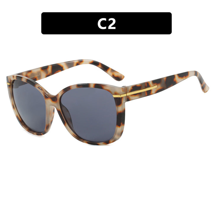Women's oversized sunglasses with elegant plastic frame and protective UV filter Bowlift