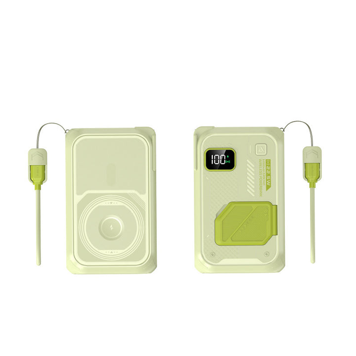 High-performance power bank with wireless charging function and LED display Bowlift
