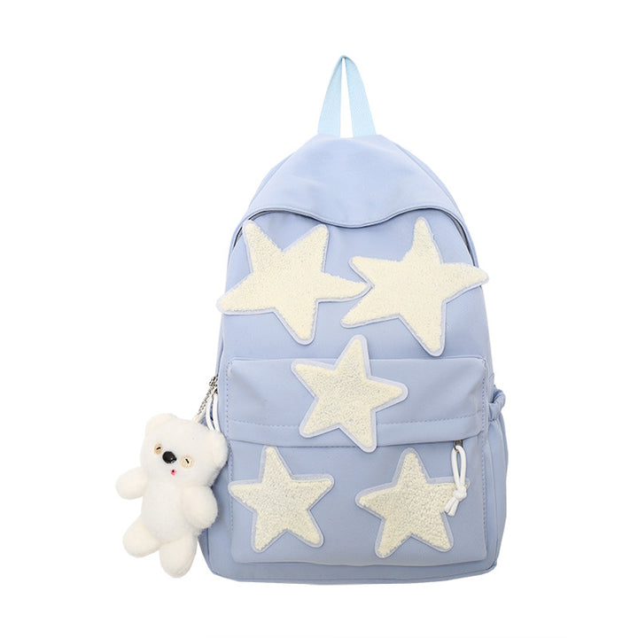 Fun Decorative Star-Patterned Backpack Bowlift