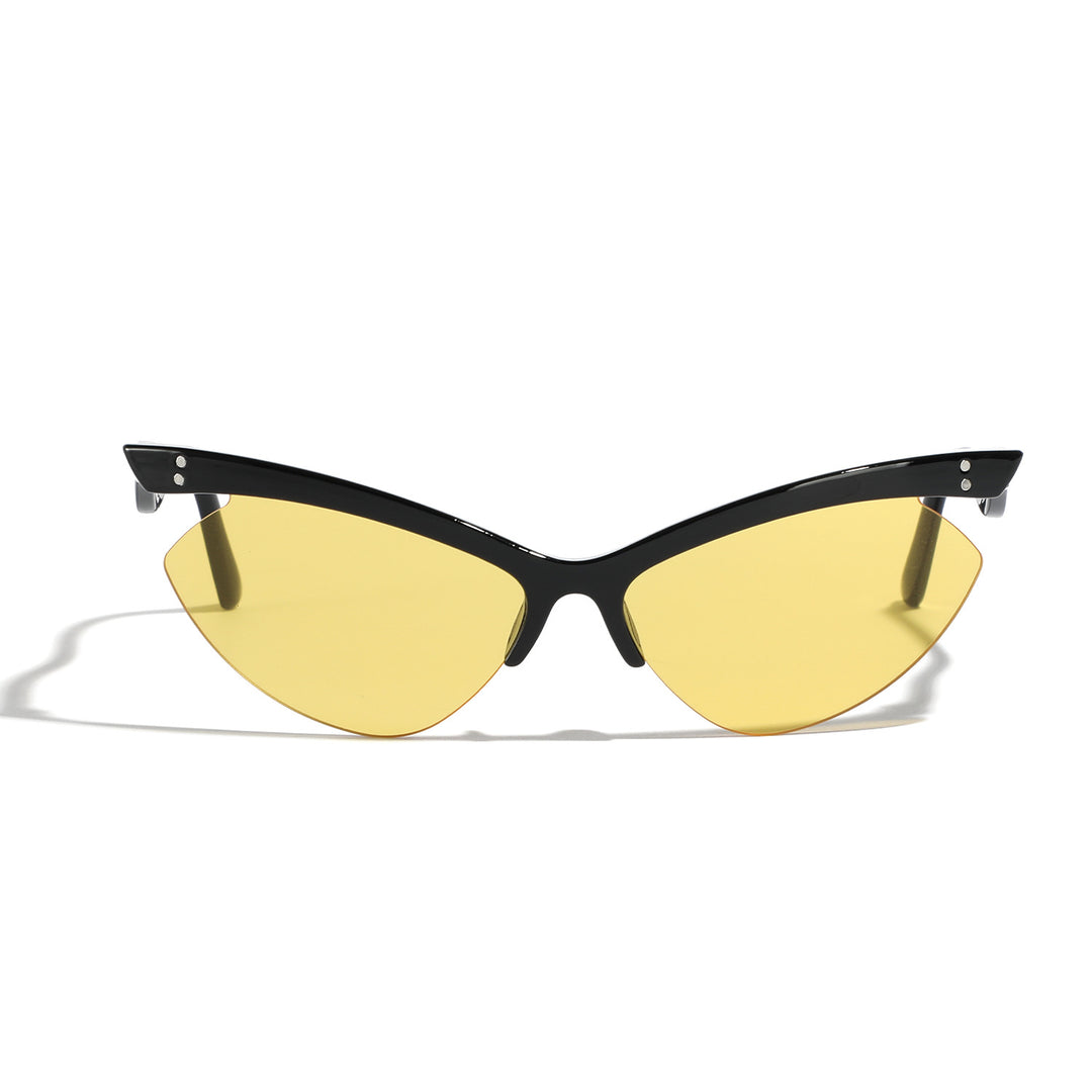 Women's Cat-Eye Sunglasses with Ergonomic Design and UV Protection Bowlift