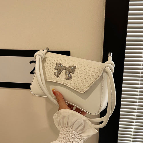 Chic Bow-Detail Handheld Clutch Bag Bowlift