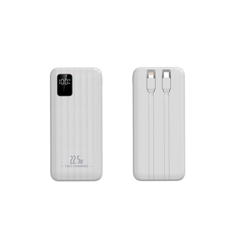 Portable power bank with fast charging function and LED display Bowlift