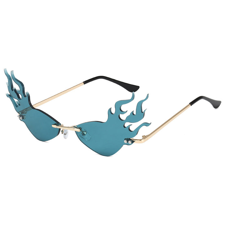 Women's fashionable sunglasses with flame-shaped design Bowlift