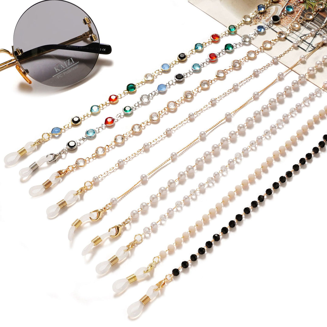Chic Beaded Eyewear Chain Bowlift