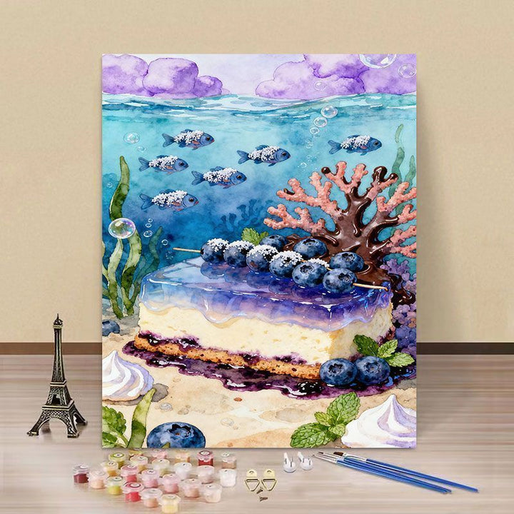 Fantasy Landscape DIY Paint by Numbers Art Kit Bowlift