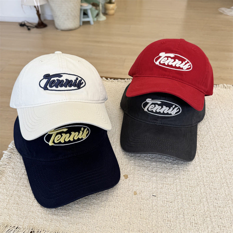 Men's Sports Cap with Tennis Graphic Bowlift