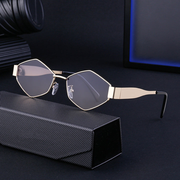 Women's geometric sunglasses with modern frame Bowlift