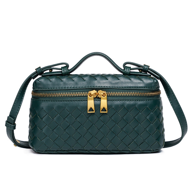Luxury Woven Crossbody Handbag Bowlift