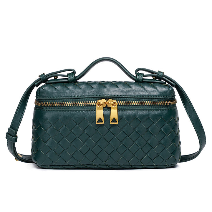 Luxury Woven Crossbody Handbag Bowlift