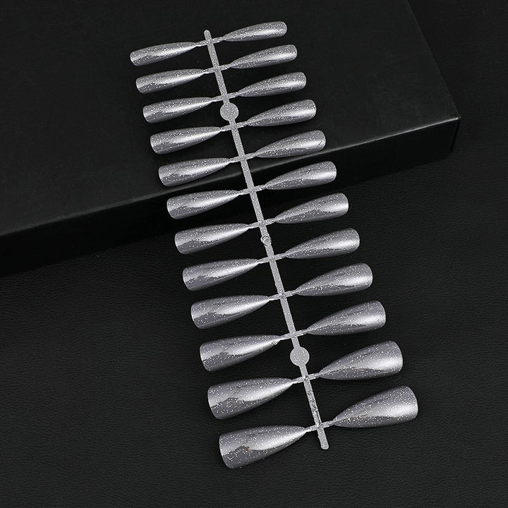 Glittering artificial nails in elegant design Bowlift
