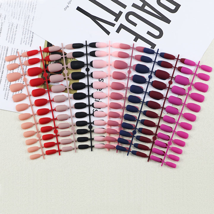 Premium Matte Finish Press-On Nail Tips Bowlift