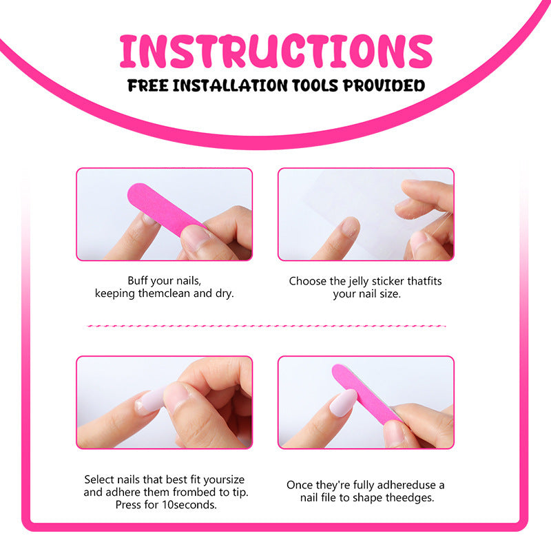 Artificial nail design with elegant 3D pattern Bowlift