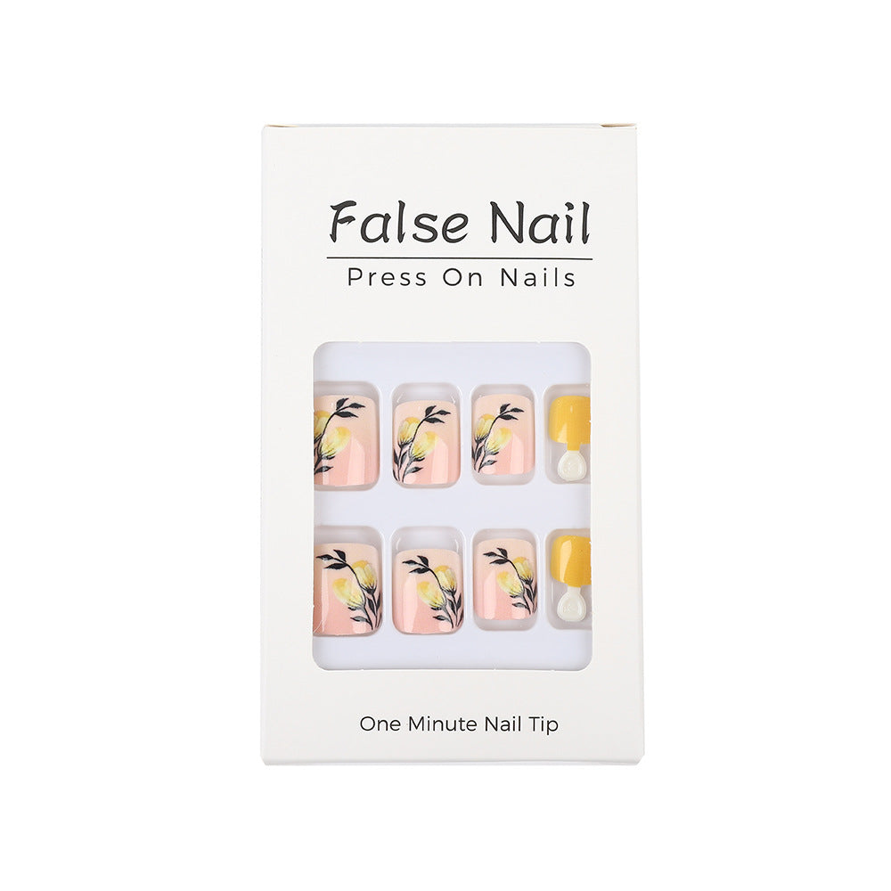 Artificial nails in floral design with accessories Bowlift