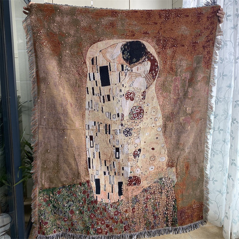 Artistic Woven Throw Blanket