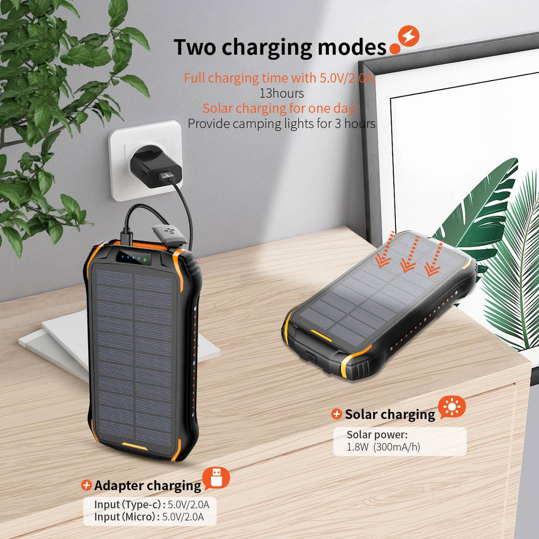 Solar power bank with high storage capacity and IP66 protection Bowlift