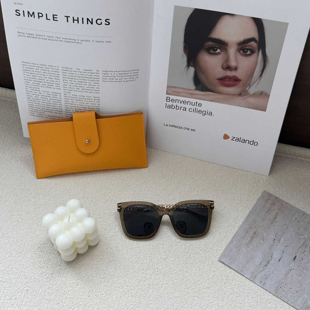 Oversized Retro Frame Sunglasses Bowlift