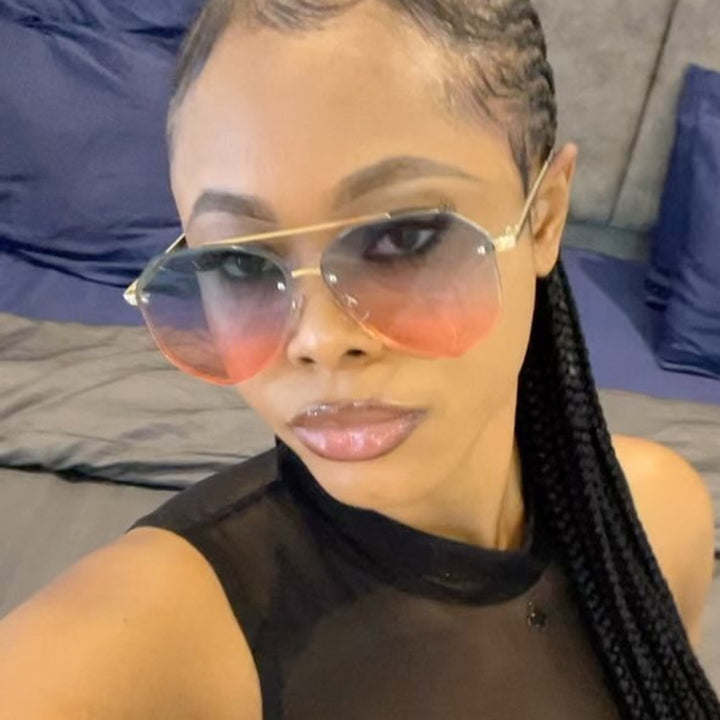 Women's stylish sunglasses in unique pentagram design Bowlift